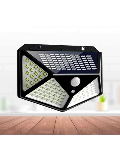Bright Solar Wireless Security Motion Sensor 100 Led Night Light for Home and Garden ,Outdoors-Solar-light