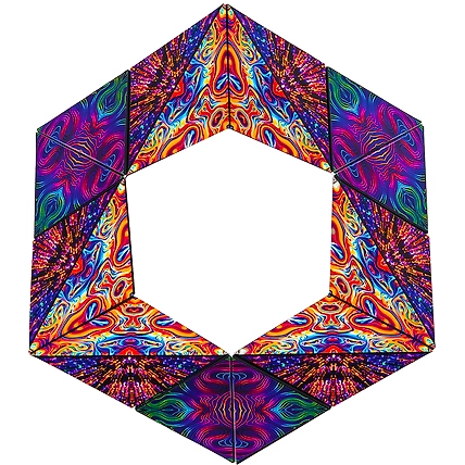 Magnetic Shape Shifting Cube/Box 70+ Shape - Multicolor-4