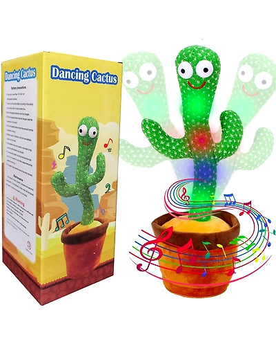 LED Musical Dancing &amp; Mimicry Cactus Toy-Cactus