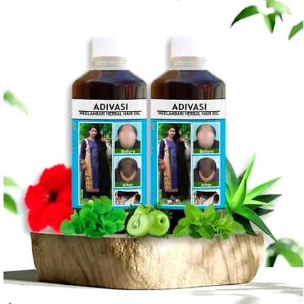 Adivasi Herbal Hair Oil 100ML (Pack of 2)-1