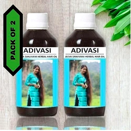Adivasi Herbal Hair Oil 100ML (Pack of 2)-Adivasi-hair-oil-Pack2