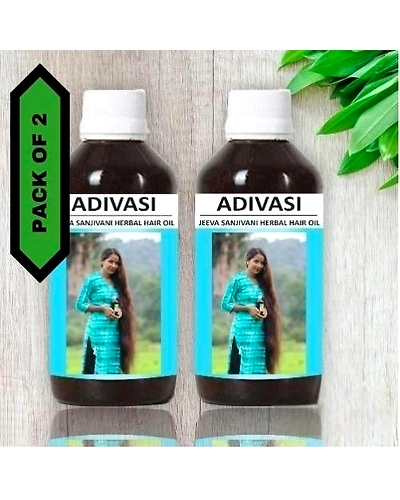 Adivasi Herbal Hair Oil 100ML (Pack of 2)-Adivasi-hair-oil-Pack2