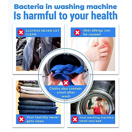 Denzcart Washing Machine Cleaning Tablet, Descaling Powder Tablets, Washing Machine Deep Cleaner-1