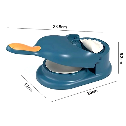 Denzcart 2 in 1 Dumpling Maker Ghughra Momos Maker,Skin Press Mould for Kitchen,Used for Puri and Roti-Chapati-1