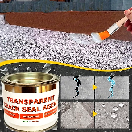 Denzcart Transparent Crack Seal Agent | Waterproof Adhesive Seal Crack For Surface, Cement, Steel, Marble, Wood, Metal |Adhesive Glue (200ML)-B0CBPNSKXX