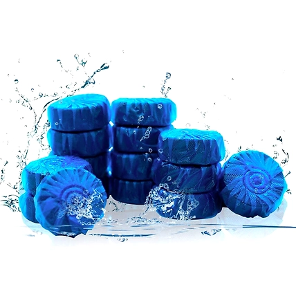 Automatic Toilet Bowl Cleaner Tablets, Bathroom,Flush Tank Cleaner (10 PACK),Household Antibacterial,Toilet Clean Bubbles, Long-Lasting,Mild Lemon Scent,Fresh Air and No Pungent Odor-B0C93WYF5Y