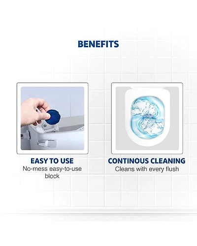 Automatic Toilet Bowl Cleaner Tablets, Bathroom,Flush Tank Cleaner (10 PACK),Household Antibacterial,Toilet Clean Bubbles, Long-Lasting,Mild Lemon Scent,Fresh Air and No Pungent Odor-1