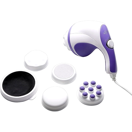 DC Relax Spin Tone Body Massager Handheld Body massager vibration machine for head,back,leg, foot pain,neck,leg,shoulder &amp; muscles-B09TPH1JJS