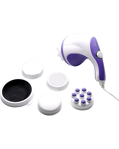 DC Relax Spin Tone Body Massager Handheld Body massager vibration machine for head,back,leg, foot pain,neck,leg,shoulder &amp; muscles-B09TPH1JJS