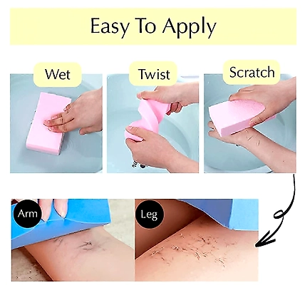 Ultra Soft Exfoliating Sponge Spa Cellulite Massager | Dead Skin Remover Sponge For Body (sponge) 2-pcs-1