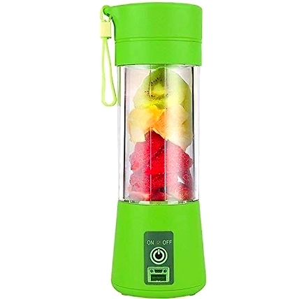 Denzcart Portable Mini Travel Friendly USB Electric Juicer - 6 Blades (Protein Shaker)-B09TSVCLSW