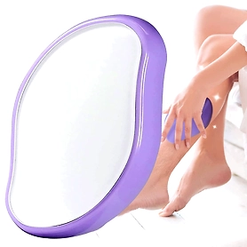 ENLIWISH Crystal Hair Remover For Women And Men - Body Hair Remover Crystal Hair Eraser Painless Hair Removal Tool For Arms Legs And Back, Portable Mild Hair Remover, Reusable & Washable