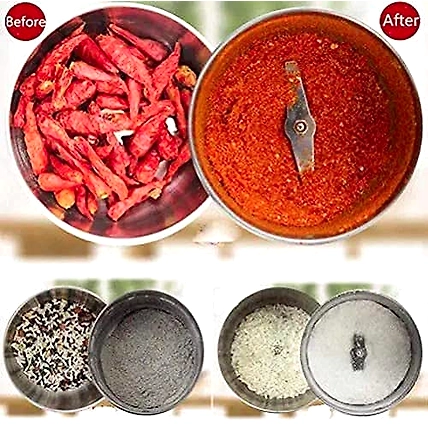 Denzcart Nima Multifunction Smash Machine Household Electric Cereals Grain Grinder Coffee Bean Seasonings Spices Milling Ultra Fine Dry Food Powder Machine (nm-8300)-1