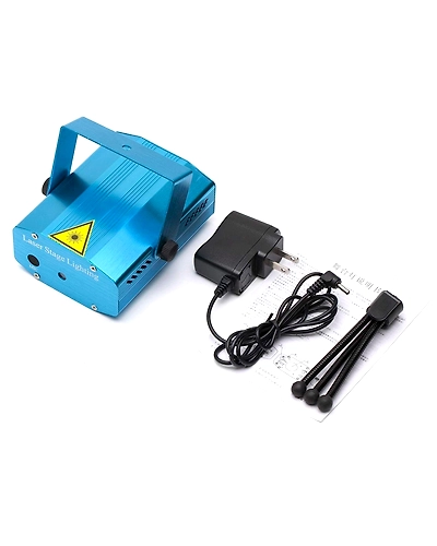 Denzcart Sound Activated Mini Laser Projector Light Blue Laser Lights 220-240v-B09XTY2Y9D
