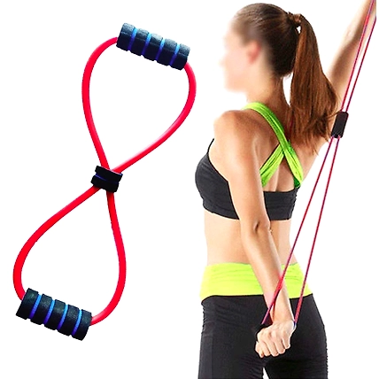 Denzcart Tube Sports Yoga - Fitness Resistance Bands Latex Training Elastic Sports Bands Pull Rope Tube-B09FFRR5BF