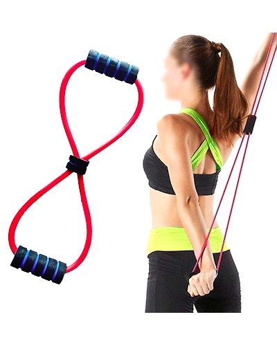 Denzcart Tube Sports Yoga - Fitness Resistance Bands Latex Training Elastic Sports Bands Pull Rope Tube-B09FFRR5BF