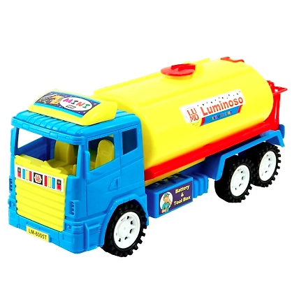 CSPARK Band Push and Go Run Fast Oil Tanker Truck Toy for Kids, Boys, Girls, Children(Multicolor)-B09TGRX1ZF