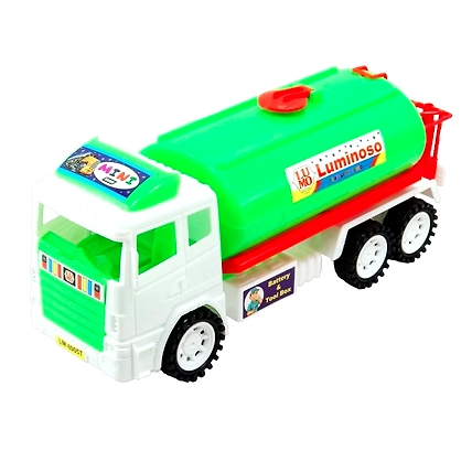 CSPARK Band Push and Go Run Fast Oil Tanker Truck Toy for Kids, Boys, Girls, Children(Multicolor)-1