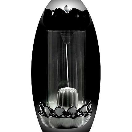 Shiv Crystal shivling / Glass shivling / sphatik shivling / Pure sphatik shivling for Home Pooja Decorative Showpiece-B0B5RMH53G