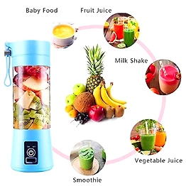 Denzcart Juicer Rechargeable Portable Electric USB Juicer Bottle Blender for Making Juice