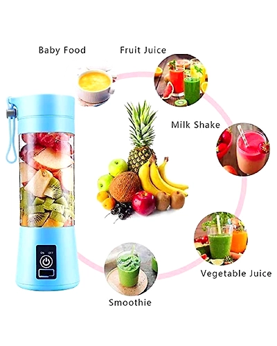 Denzcart Juicer Rechargeable Portable Electric USB Juicer Bottle Blender for Making Juice-2
