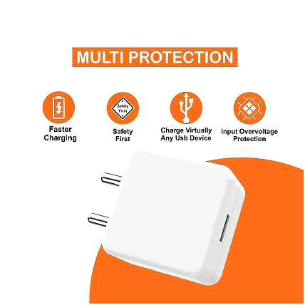 Denzcart Ultra Fast 5V/2A Vooc Wall Charger for Mobile-2.0-1