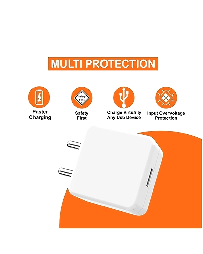 Denzcart Ultra Fast 5V/2A Vooc Wall Charger for Mobile-2.0-1