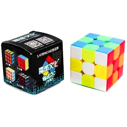 Mei Long 3C 3x3x3 High Speed Fantasy Stickerless Magic Puzzle Cube for 4 Years and Up-B09QKVJXLS