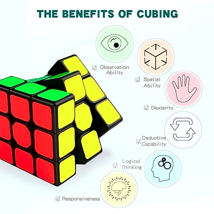 DC Puzzle cube for kids with sticers-1