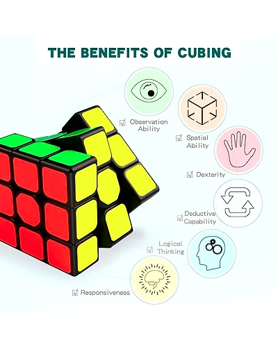 DC Puzzle cube for kids with sticers-1