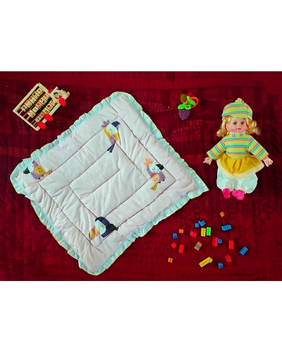 DC New Born Baby Godadi Bedding Pure Cotton Baby Pink-(27x20 Inch)- 1 pcs-1