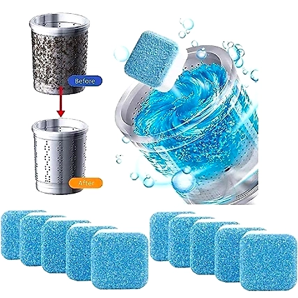 Washing Machine Cleaner Tablet Descaling Powder Tablets, washing machine deep cleaner, Deep Cleaner Tablet All Company’s Front nd Top Load Machine-10piece-1