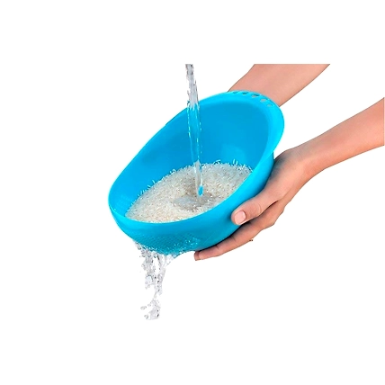 High Quality Rice And fruit Drain Basket 3 pcs set Deep Frying Basket  (Multicolor Pack of 3)-1