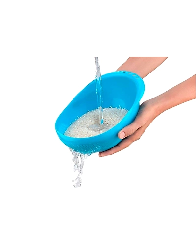 High Quality Rice And fruit Drain Basket 3 pcs set Deep Frying Basket  (Multicolor Pack of 3)-1