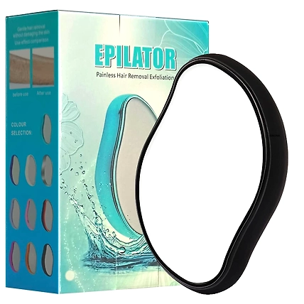 Crystal Hair Eraser for Women and Men || Magic Hair Eraser Crystal Hair Remover-Best Alternative to Razors, Waxing, Cream-Epilator (Pack of 1)-B0BHDGX5SH