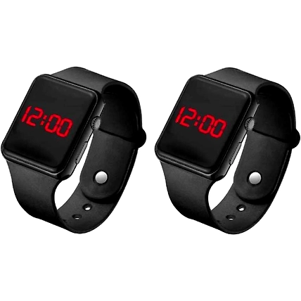 Digital LED Watch Combo Of 2 pcs-MS-XWF4FYJU8E