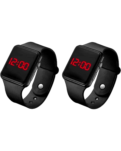 Digital LED Watch Combo Of 2 pcs-MS-XWF4FYJU8E