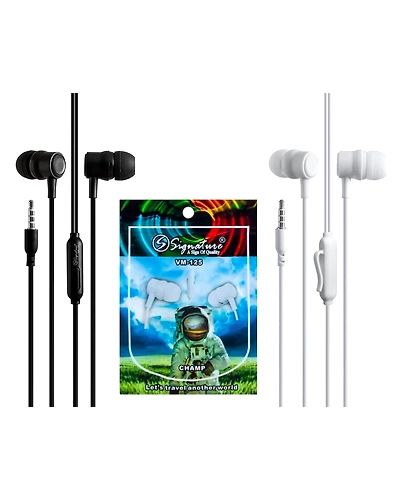 DC SIgnaturegnee VM-125 Wired in Ear Earphone- 1 Piece-B0BB2BVMLZ