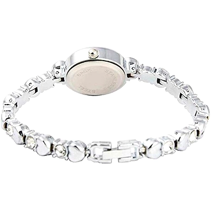 DC Stylist Ladies Watch with Diamonds- Silver with White Diamonds-1