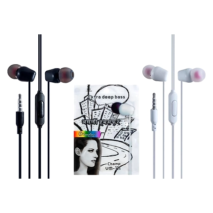 DC SIgnaturegnee VN111 Wired in Ear Earphone- 1 Piece-B0B572P2R4