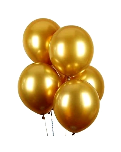 Denzcart Balloons for party and birthday decorations-25 pcs (Golden)-B09P4YYNP1