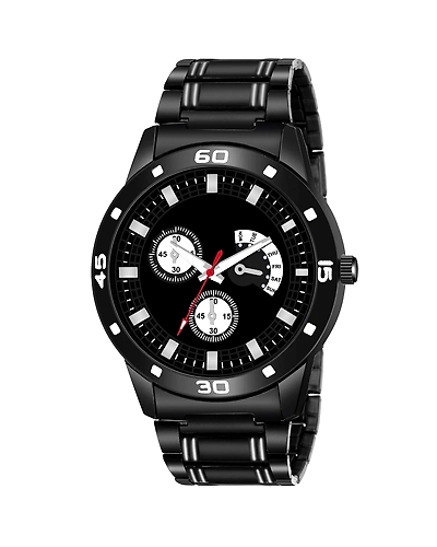 Denzcart Premium Black Dial Watch-B09WYW6FBS