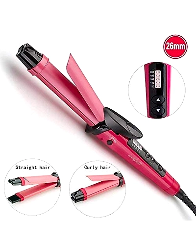 Nova 2in1 Hair Straightener &amp; Hair Curler-1818-1