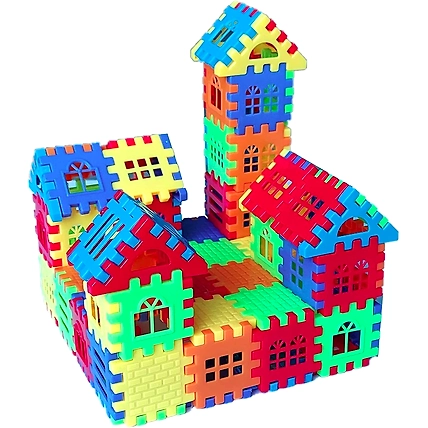 Denzcart 150 pcs Mini Hosing Building Blocks for Kids-150pcs-1