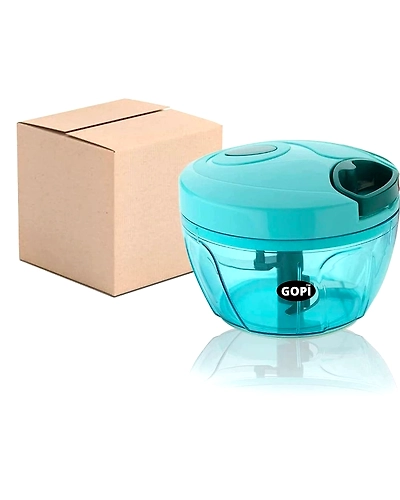 Vegetable Chopper (450 ml, Green)-B09BR1C2GV