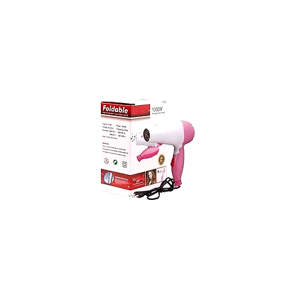 Nova Professional Foldable Hair Dryer for Men and Women 1000 Watt in Multi Colour-B08FCQ5XS3