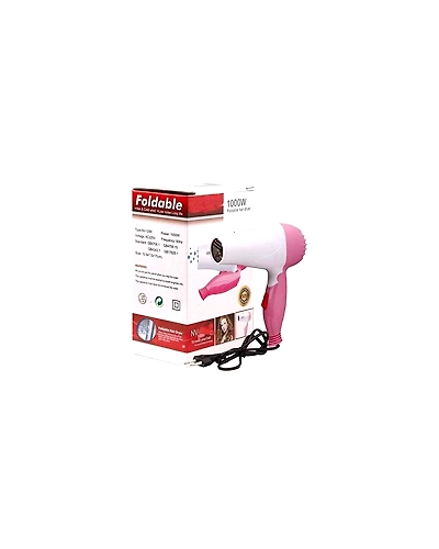 Nova Professional Foldable Hair Dryer for Men and Women 1000 Watt in Multi Colour-B08FCQ5XS3