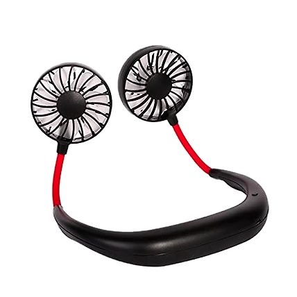Denzcart Portable USB Rechargeable Sports Neck Fan, Multi-B09DBDCF93