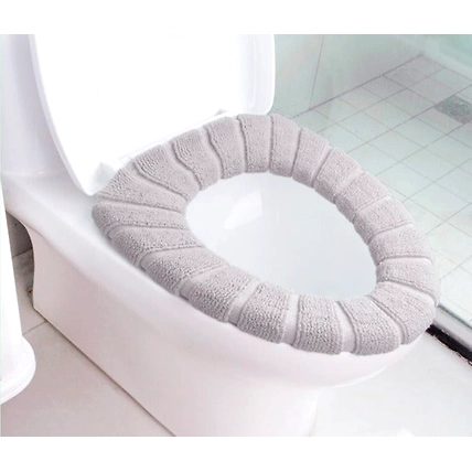 Denzcart Winter Comfortable Soft Toilet Seat Mat Cover Pad Cushion Plush-B0BR83Y5KN