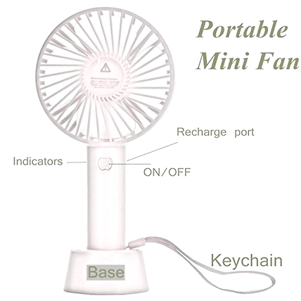 DC LD-3 Mini USB Rechargeable Fan-2